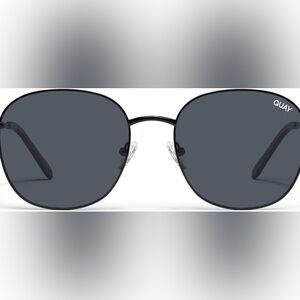 Quay Black Oversized Sunglasses